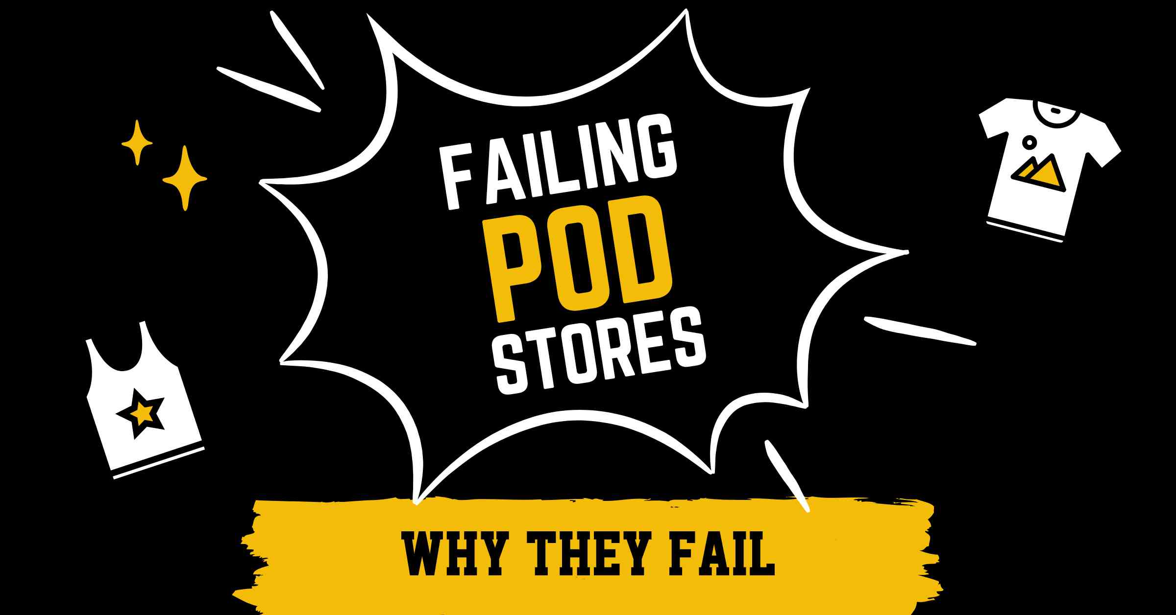 Insights into why so many print-on-demand businesses struggle due to unclear niches, weak branding, and lack of direction.